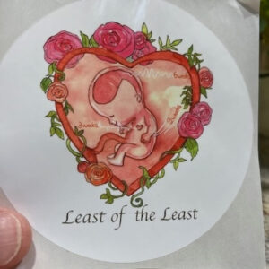 3” Sticker White border + Least of the Least